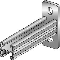 Soporte MQK-21 D-R Soporte doble de canal C de acero inoxidable (A4) para aplicaciones de carga media