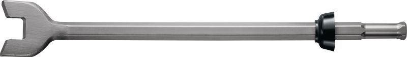 Extractor de clip de ferrocarriles TE-SX TT Cincel TE-S para extraer clips (Pandrol®) de ferrocarriles con un martillo rompedor