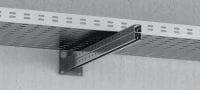 Soporte MT-BR-40D O4 OC Soporte doble de canal C de carga media con placa base de 4 orificios para aplicaciones de exterior Aplicaciones 1