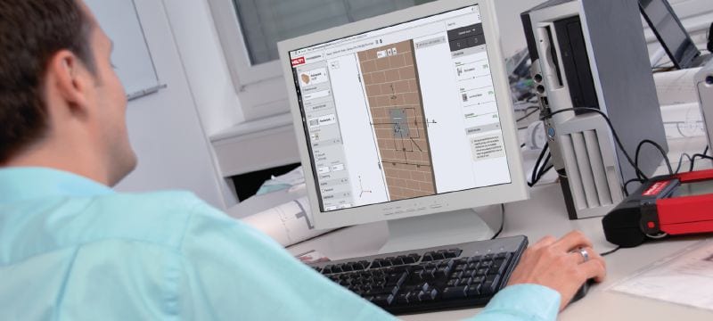 Conjunto de soluciones PROFIS Engineering, software de diseño de conexiones Software de ingeniería PROFIS basado en la nube para diseñar conexiones de Hormigón a acero secundario y de Hormigón a Hormigón de acuerdo con una amplia gama de códigos y aprobaciones Aplicaciones 1