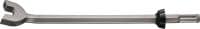 Extractor de clip de ferrocarriles TE-SX TT Cincel TE-S para extraer clips (Pandrol®) de ferrocarriles con un martillo rompedor