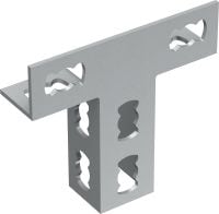 MQV-3/2 D Tornillo tuerca carril flexible galvanizado para estructuras bidimensionales