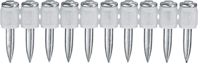 Clavos universales X-P MX (en tiras) Tira de clavos de óptimo desempeño para fijación en hormigón y otros materiales base con herramientas de fijación directa