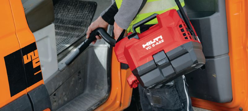 Aspiradora a batería VC 5-A22 - Aspiradoras en el lugar de trabajo - Hilti  Argentina