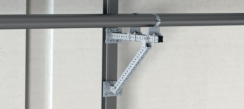 Conector MIC-U-MA Conector de ángulos múltiples galvanizado en caliente (HDG) utilizado con conectores MIC-MAH para la fijación de vigas en ángulo entre sí Aplicaciones 1