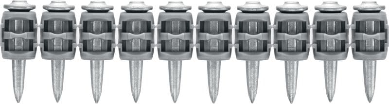 Clavos para Hormigón X-P B3 MX (en tiras) Tiras de clavos de alto desempeño para Hormigón para el sistema de fijación a batería BX 3