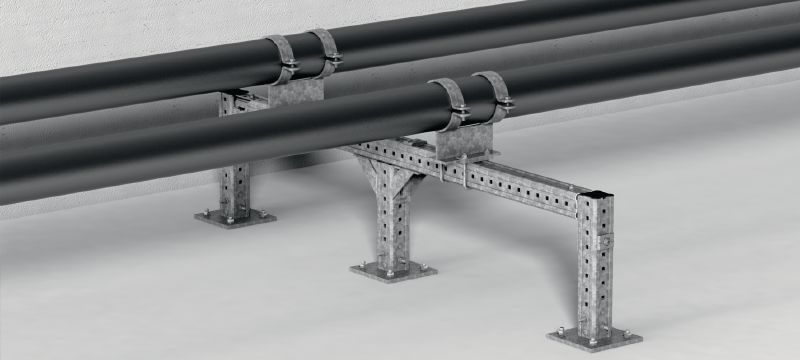 Conector MIC-BA /H Conectores galvanizados en caliente (HDG) de alto desempeño que ofrecen el más alto nivel de versatilidad dentro del sistema modular MI Aplicaciones 1