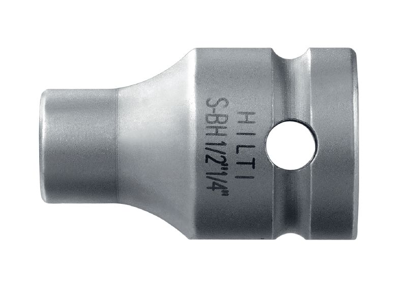 Adaptador para puntas S-BH Adaptador para puntas de atornillado que, además, permite la conversión de llave de impacto a atornilladora de impacto