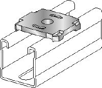 MQZ-L-F Placa perforada galvanizada en caliente (HDG) para montaje y anclaje de trapecios