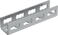 Tornillo tuerca carril MQV-12 Tornillo tuerca carril flexible galvanizado para usar como extensión longitudinal con perfiles puntales MQ