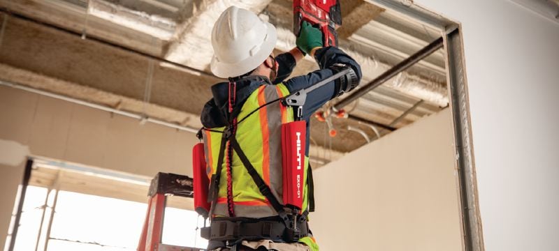 Exoesqueleto sobre cabeza Exoesqueleto pasivo para ayudar a reducir la tensión en los hombros y los brazos durante las tareas de instalación sobre cabeza Aplicaciones 1