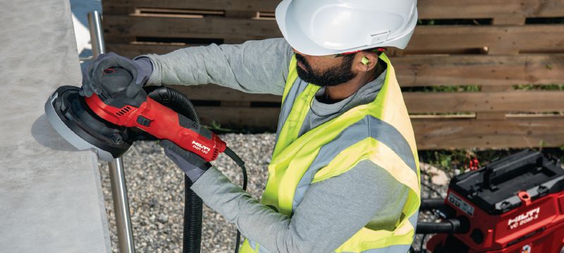 Vaso diamantado rápido SPX (para DGH 130) Vaso diamantado de alta calidad para la amoladora de hormigón DGH 130: permite realizar tareas de amolado en hormigón y piedra natural Aplicaciones 1