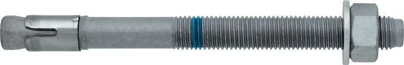 Anclaje acuñado HSA-F HDG Anclaje acuñado de alto rendimiento para cargas estáticas cotidianas sobre hormigón no fisurado (galvanizado en caliente)