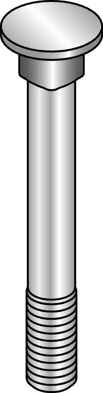 Manguito guía MFT-GS 6,5 x 10 A2 Tornillo galvanizado en caliente (HDG) para facilitar la fijación y el ajuste con una sola mano de los conectores MI y MIQ